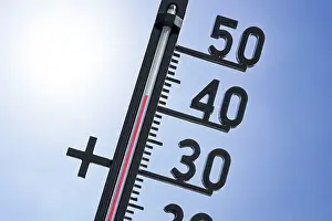 Global Warming Concept Drucke: Symbolic image, global warming
