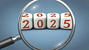 Symbolic New Year Image Drucke: Symbolic image on the topic of the beginning of the year