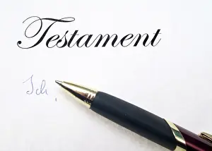 Symbolic Picture Meaning Drucke: Symbolic for testament