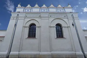 Lublin Voivodeship Architecture Drucke: Synagogue from 1610 with high attic