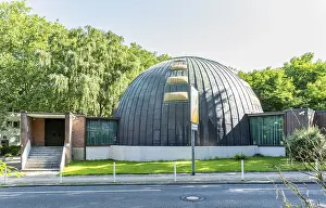 Ruhr Area Buildings Drucke: Synagogue with community centre from 1959
