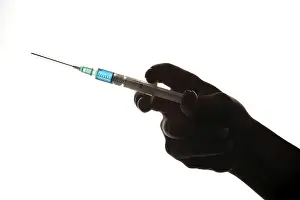 Virus Protection Drucke: Syringe
