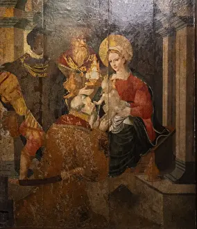 Adoration Of The Magi Drucke: Table of the Adoration of the Magi