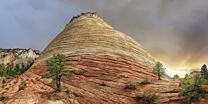 American Tourist Attractions Drucke: Table Mountain Checkerboard Mesa