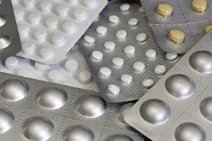 Blister Packaging Drucke: Tablets in blister packaging