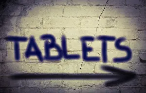 Medical Care System Drucke: Tablets Concept