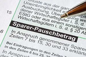 Tax Return Documents Drucke: Tax return, documents, saver's allowance
Tax return