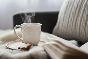 Modern Architectural Style Inspiration Drucke: Tea book relax