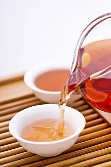 Deserted City Streets Drucke: Tea pouring into tea cup