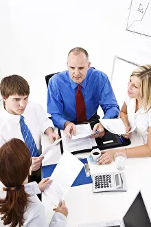 Business Team Meeting Drucke: Team meeting