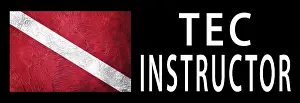 Diver Down Signal Drucke: Tec Instructor, Diver Down Flag