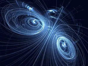 Abstract Technology Background Drucke: Technology background - abstract computer-generated image