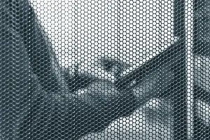 IT Specialist Drucke: IT technology unfocused background with space for text