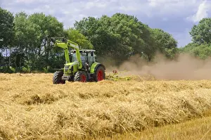 Agrarian Landscape Drucke: Tedder (machine)