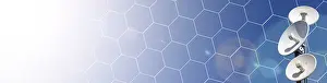 Digital Data Transmission Drucke: Several telecommunications antennas of a cellular network