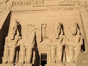 Abu Simbel Temple Drucke: The temple of Abu Simbel Egypt