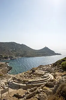 Aegean Sea Landmark Drucke: Temple of Aphrodite at Knidos, Datca