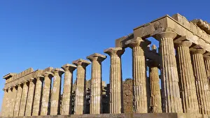 Ancient Greek Ruins Sicily Drucke: Temple E, Temple of Hera, Selinunte