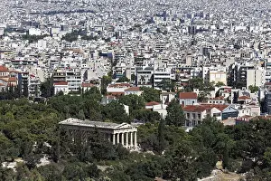 Temple Of Hephaestus Drucke: Temple of Hephaestus, god of blacksmithing