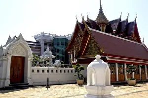 Deserted Temples In Thailand Drucke: Temples in Bangkok