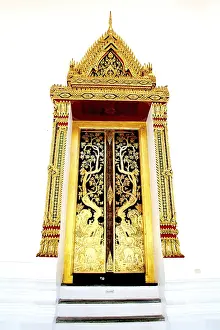 Southeast Asia Religion Drucke: Temples in Bangkok