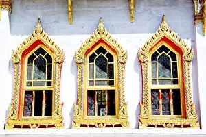 Deserted Buddhist Temple Drucke: Temples in Bangkok