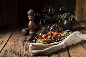 Healthy Lunch Options Drucke: Tender beef with various vegetables