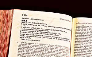 Justice System Drucke: Text of a law