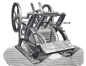 Industrial Plant Drucke: Textile industry, hammer mill, by E