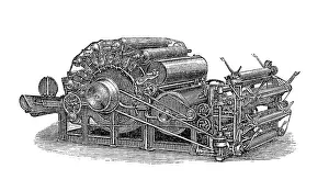 Industrial Plant Construction Drucke: Textile industry, spinning mill