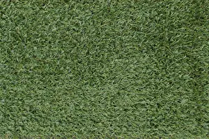 Deserted Soccer Field Drucke: Texture artificial turf
