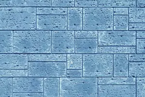 Deserted Construction Site Photos Drucke: Texture of an old brick wall. Abstract construction background