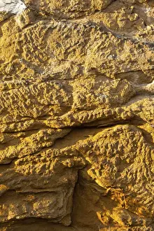 Empty Open Air Landscape Drucke: Texture yellow sandstone