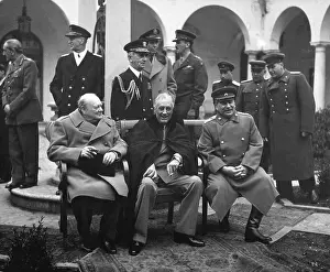 World War 2 History Drucke: *The Big Three, Franklin D