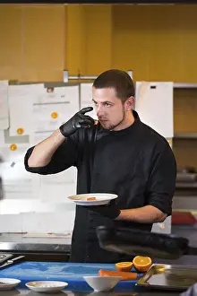 Food Still Life Drucke: Theme cooking is profession of cooking