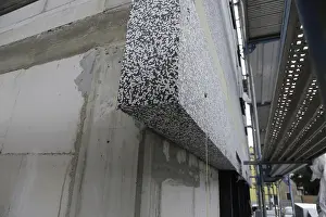 Thermal Insulation Drucke: Thermal insulation of a house facade