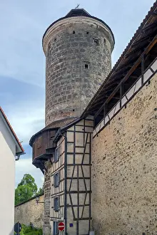 Deserted German Tower Drucke: Thieves Tower, Upper Town Wall