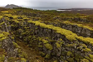 Bilder Datiert 31. Mai 2024: Sicht auf das Thingvellir, Island.