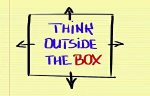 Power Supply Socket Drucke: Think Outside The Box Concept