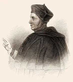 Northern Europe Illustration Drucke: Thomas Wolsey oder Woolsey, ca