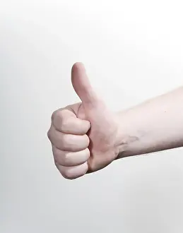 Positive Body Language Drucke: Thumbs up