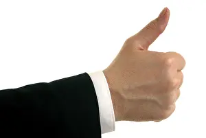 Success Symbol Drucke: Thumbs up