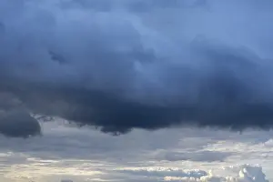 Dark Cloudy Sky Europe Drucke: Thunderclouds Baden-Wurttemberg
