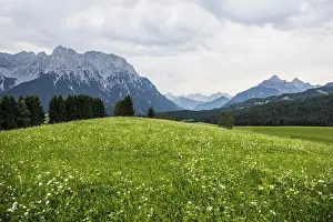 Bavaria Thunderstorm Drucke: Thunderclouds, near Mittenwald