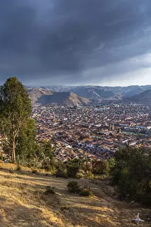 Dramatic Cloudscape Photography Drucke: Thunderstorm over the valley of Cusco