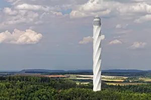 Thyssenkrupp Test Tower Drucke: Thyssenkrupp test tower for elevators with visitor platform