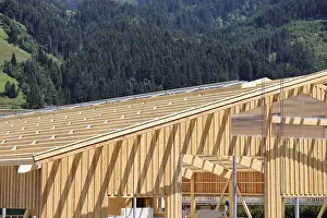 Wooden Structure Architecture Drucke: Timber construction, timber construction