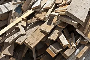 Wooden House Construction Drucke: Timber stock