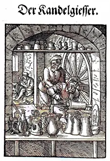 Metal Craftsman Drucke: Tinsmith, sometimes also called tinsmith