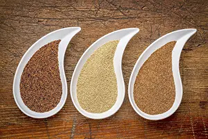 Amaranthaceae Plant Drucke: Three tiny gluten free grains - kaniwa